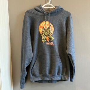 Fong’s Pizza Des Moines Iowa Women’s Gray Hoodie Size Large